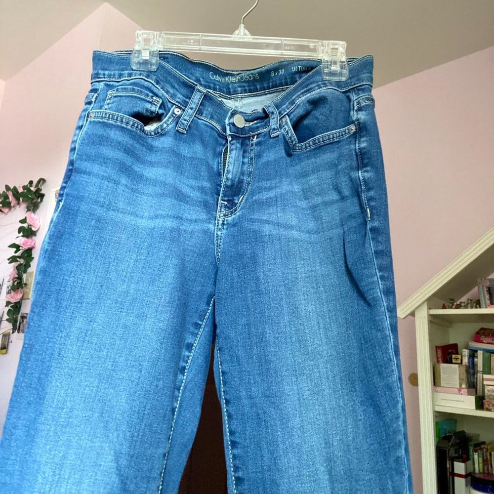 Calvin Klein Blue Denim Skinny Jeans